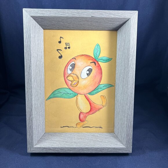 Disneys Orange Bird Framed Artwork By Jo - Picture 1 of 3